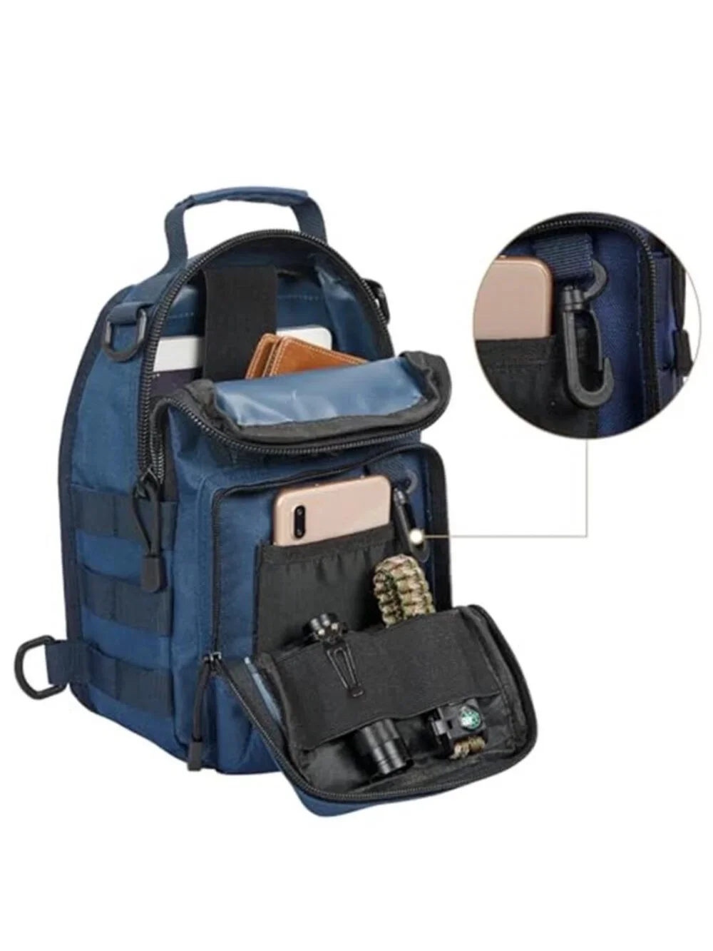 Outdoor Tactical Bag Backpack, Military Sport Bag Pack Sling Shoulder Backpack
